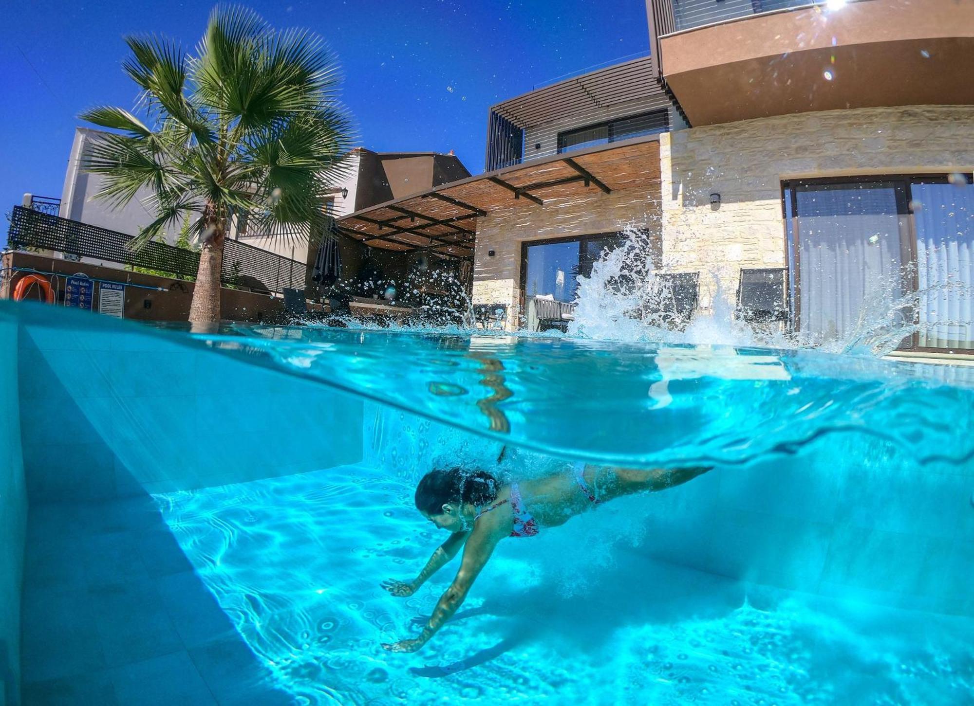 Almi-Cove Hilltop Villas Almirida Exteriér fotografie