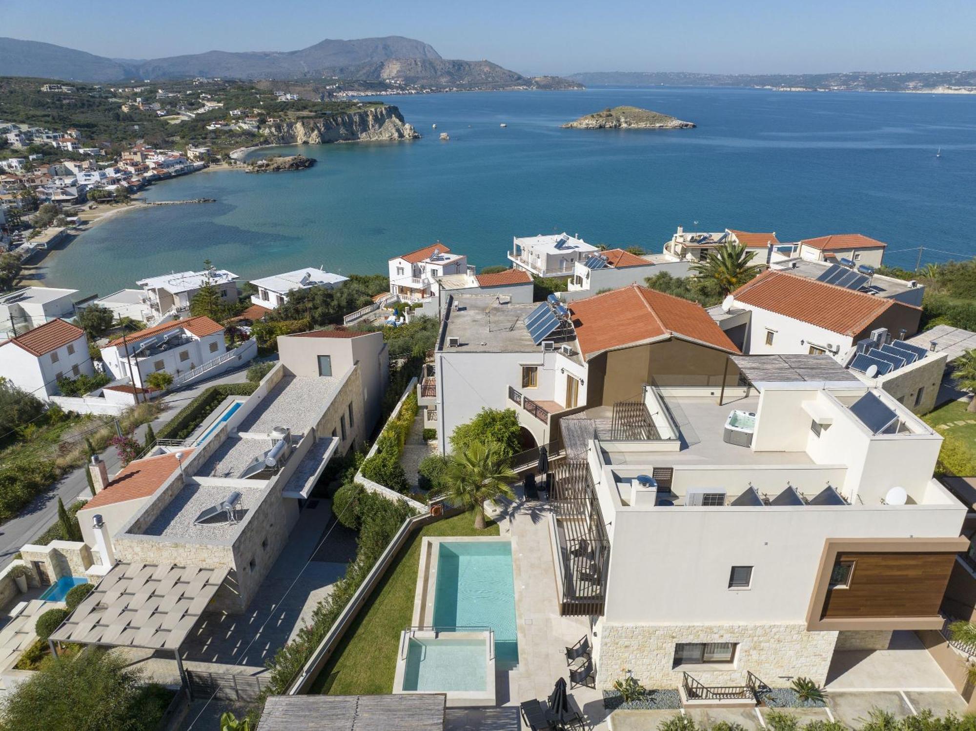 Almi-Cove Hilltop Villas Almirida Exteriér fotografie