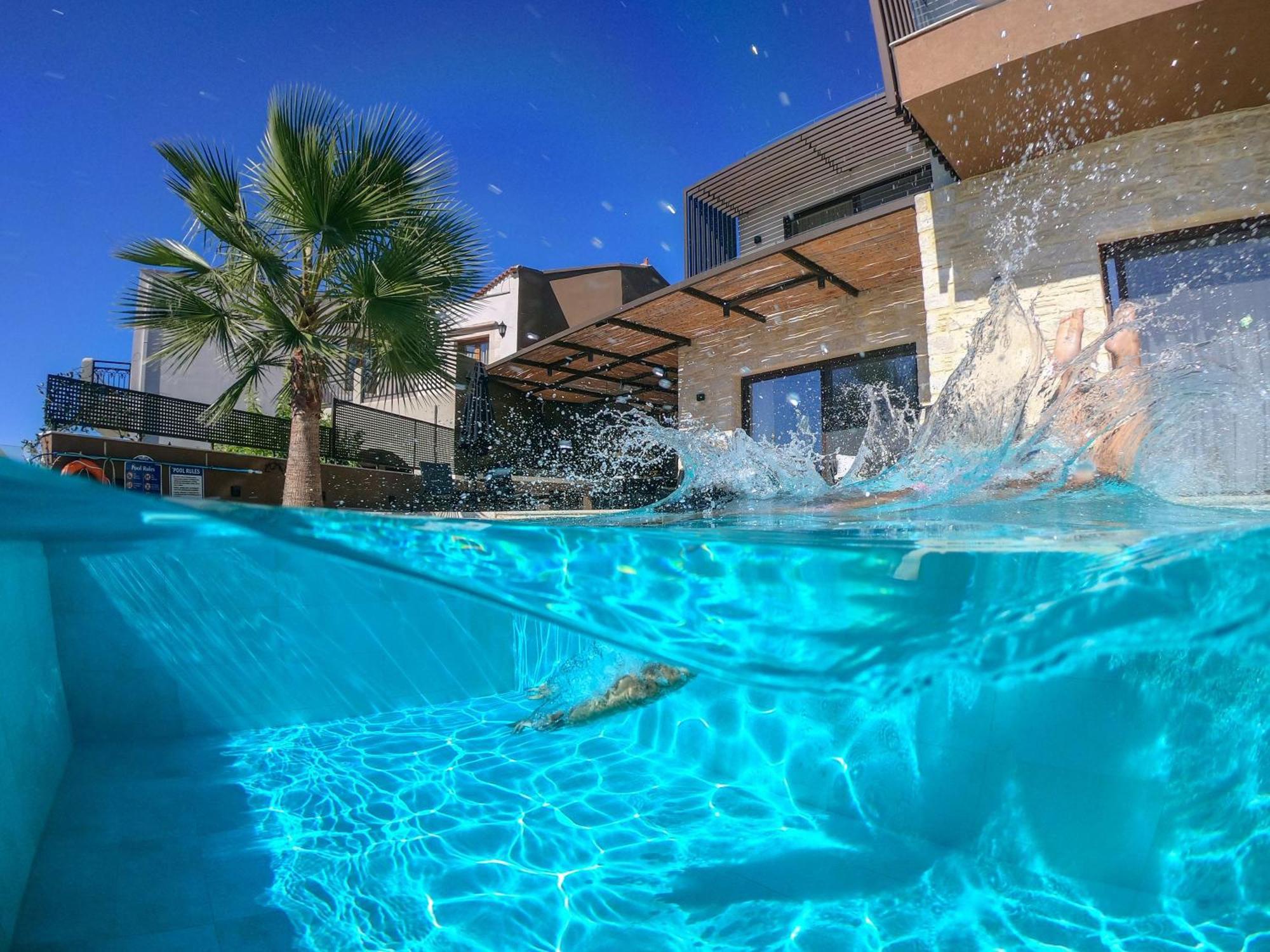 Almi-Cove Hilltop Villas Almirida Exteriér fotografie