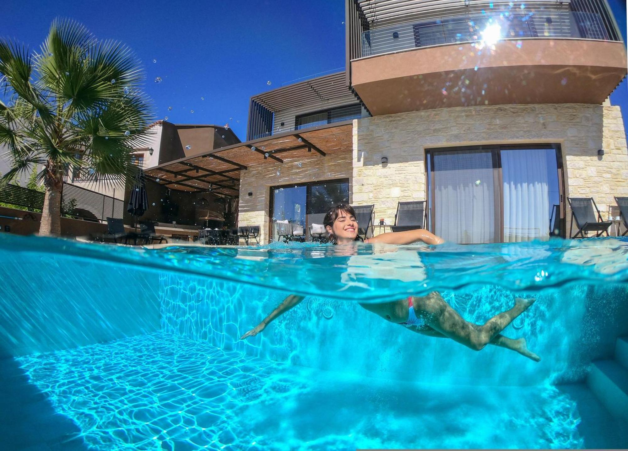 Almi-Cove Hilltop Villas Almirida Exteriér fotografie